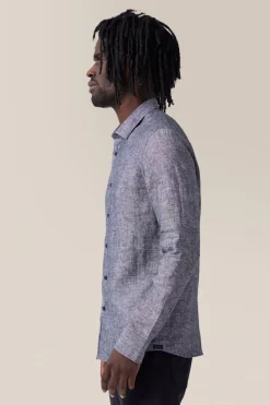Flash Sale Good Man Brand Sleek Shirt | Linen Chambray