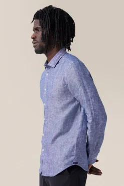 Flash Sale Good Man Brand Sleek Shirt | Linen Chambray