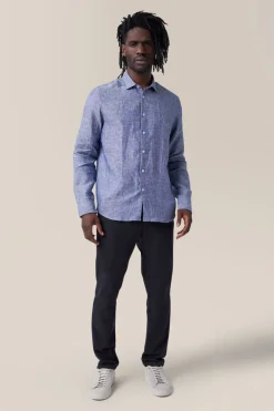 Flash Sale Good Man Brand Sleek Shirt | Linen Chambray