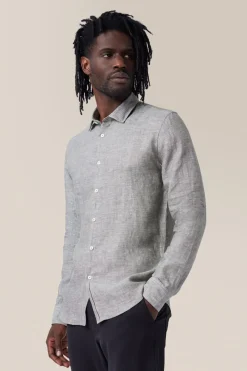 Flash Sale Good Man Brand Sleek Shirt | Linen Chambray