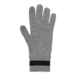 Sale Good Man Brand Striped Gloves | Recycled Cashmere Grey Heather
