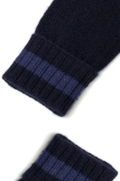Sale Good Man Brand Striped Gloves | Recycled Cashmere Grey Heather