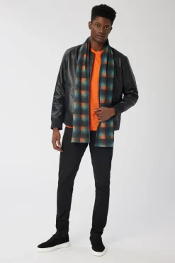 Fashion Good Man Brand Tartan Plaid Scarf | Recycled Cashmere