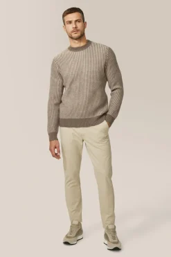 Fashion Good Man Brand Two-Tone Crew Sweater | Merino Wool