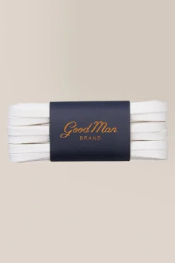 Cheap Good Man Brand Waxed Cotton Laces For Sneaker | 3 Pack White