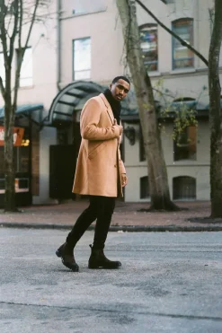 Hot Good Man Brand Wool Overcoat | Melton