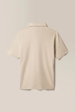 Best Sale Good Man Brand Zip Polo | Natural Marl